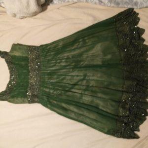 Dark Green fairy dress